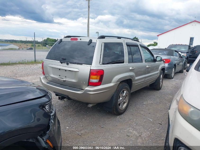 2004 Jeep Grand Cherokee Limited VIN: 1J4GW58N14C255555 Lot: 39603383