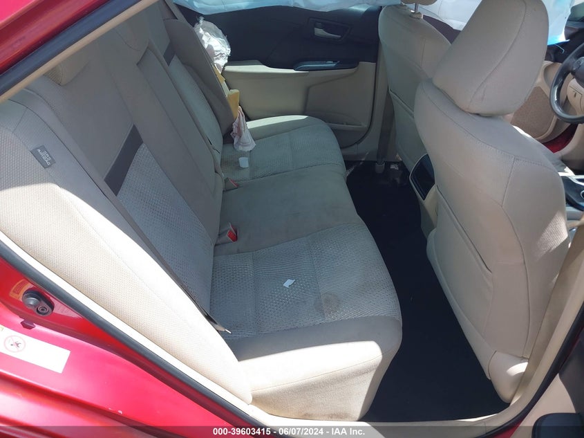 2014 Toyota Camry Le VIN: 4T1BF1FK3EU744497 Lot: 39603415