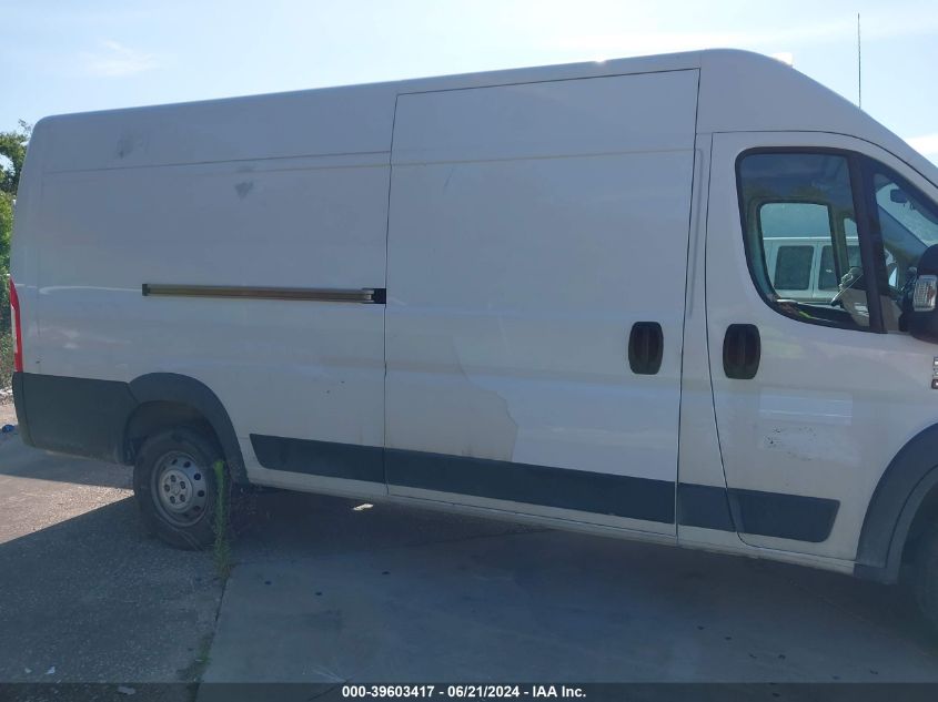 2018 Ram Promaster 3500 Cargo Van High Roof 159 Wb Ext VIN: 3C6URVJG2JE142639 Lot: 39603417