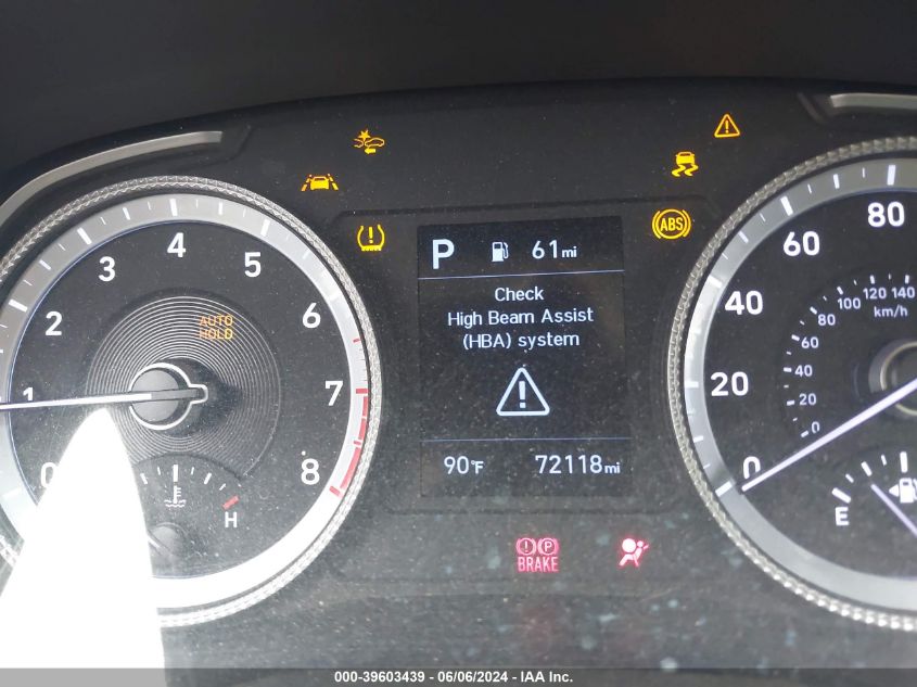 2020 Hyundai Sonata Se VIN: 5NPEG4JA7LH032175 Lot: 39603439