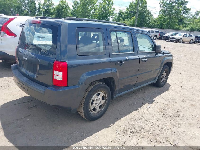 2008 Jeep Patriot Sport VIN: 1J8FT28068D590347 Lot: 39603444