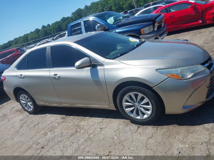 2016 Toyota Camry Le VIN: 4T4BF1FK4GR566432 Lot: 39603445