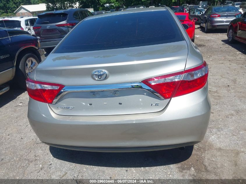 2016 Toyota Camry Le VIN: 4T4BF1FK4GR566432 Lot: 39603445