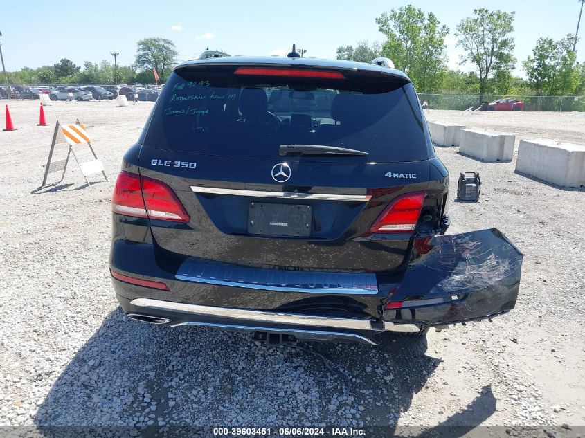 2016 Mercedes-Benz Gle 350 4Matic VIN: 4JGDA5HB1GA734826 Lot: 39603451