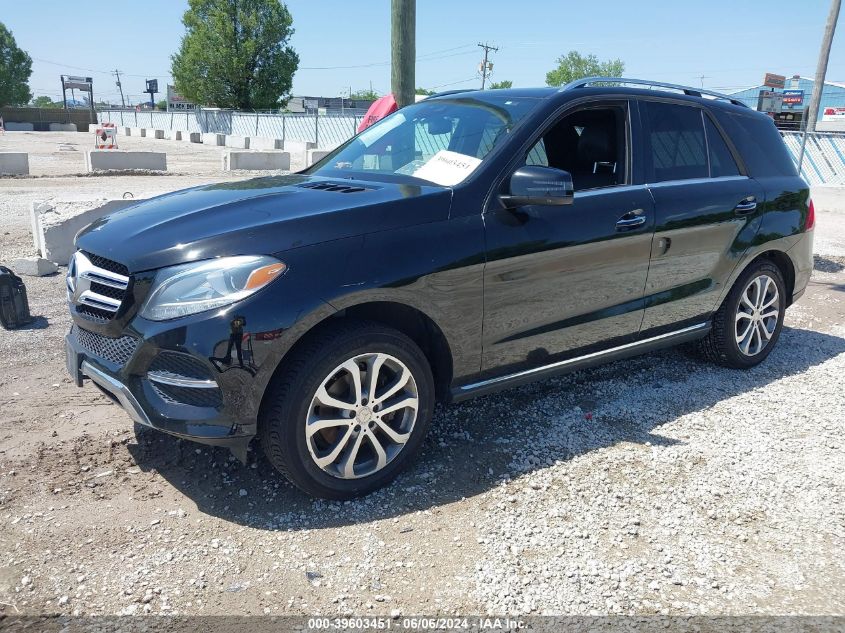 2016 Mercedes-Benz Gle 350 4Matic VIN: 4JGDA5HB1GA734826 Lot: 39603451