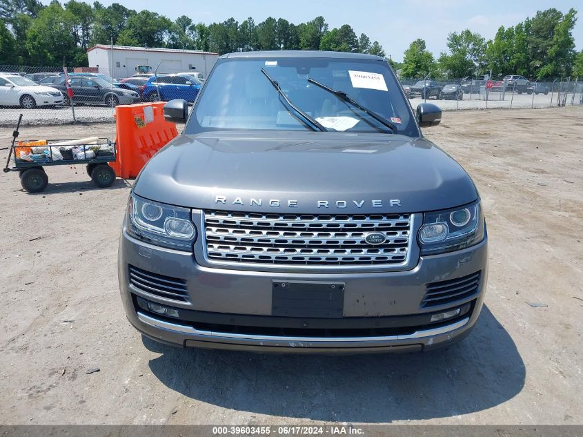 2016 Land Rover Range Rover 5.0L V8 Supercharged VIN: SALGS2EF6GA306067 Lot: 39603455