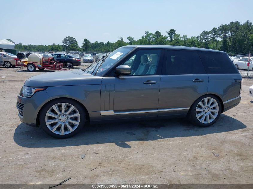 2016 Land Rover Range Rover 5.0L V8 Supercharged VIN: SALGS2EF6GA306067 Lot: 39603455