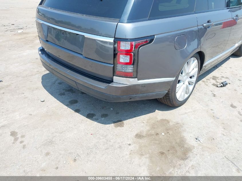 2016 Land Rover Range Rover 5.0L V8 Supercharged VIN: SALGS2EF6GA306067 Lot: 39603455