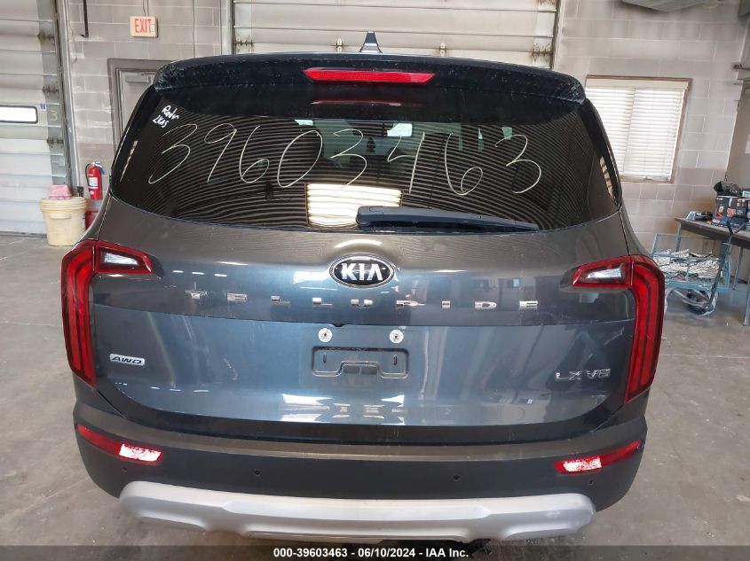 2020 Kia Telluride Lx VIN: 5XYP2DHC6LG079266 Lot: 39603463