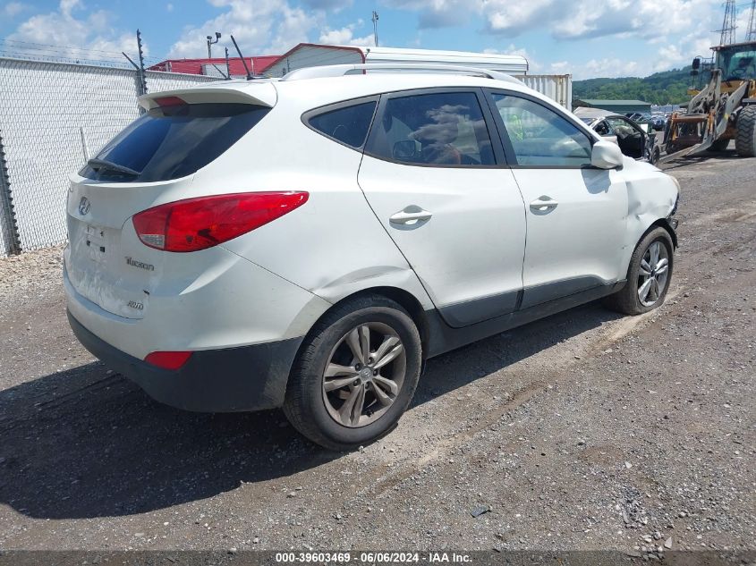 2011 Hyundai Tucson Gls VIN: KM8JUCAC2BU142876 Lot: 39603469