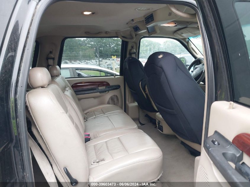 2005 Ford Excursion Limited VIN: 1FMNU43S95ED41756 Lot: 39603473