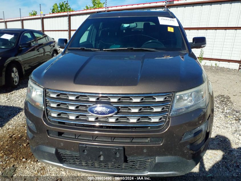 2016 Ford Explorer Xlt VIN: 1FM5K7D85GGA75007 Lot: 39603490