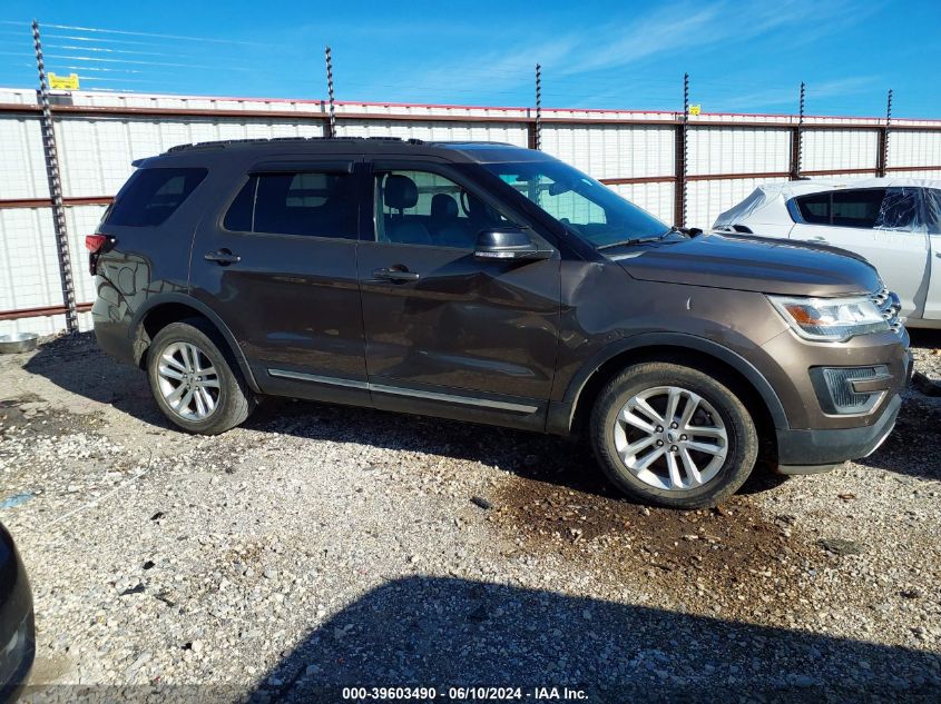 2016 Ford Explorer Xlt VIN: 1FM5K7D85GGA75007 Lot: 39603490
