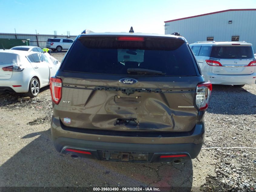 2016 Ford Explorer Xlt VIN: 1FM5K7D85GGA75007 Lot: 39603490
