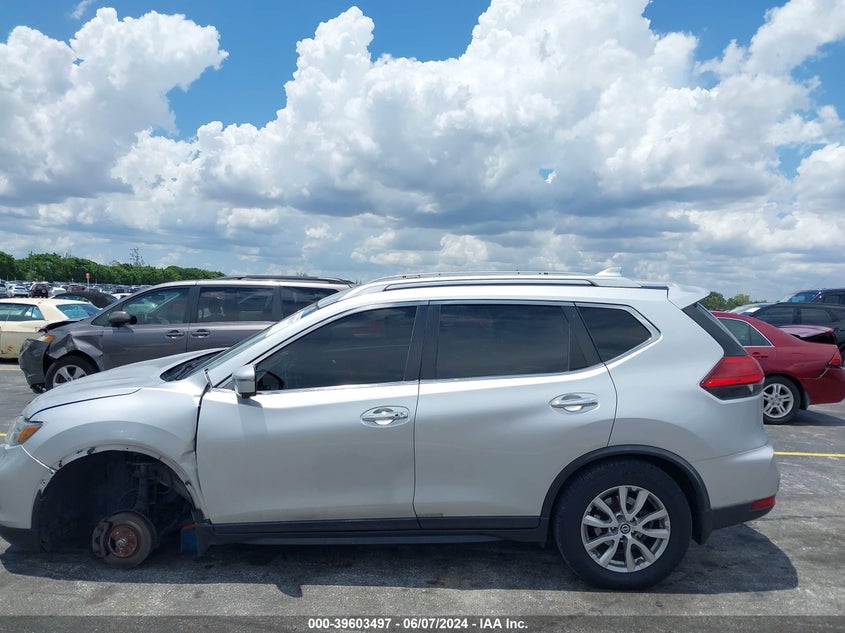 2017 Nissan Rogue Sv VIN: KNMAT2MV9HP515319 Lot: 39603497