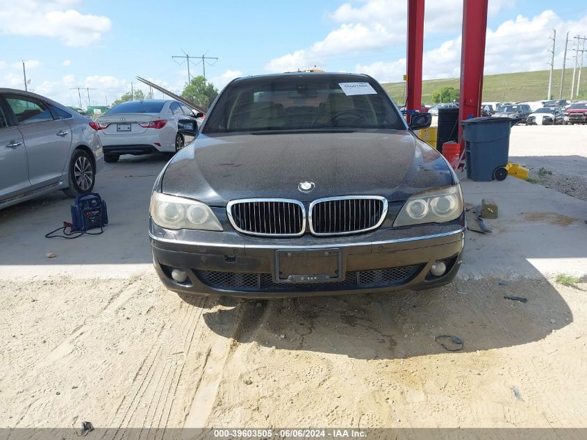 2008 BMW 750Li VIN: WBAHN83538DT87526 Lot: 39603505