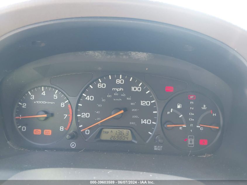 2000 Honda Accord 2.3 Ex VIN: 1HGCG5650YA154336 Lot: 39603589