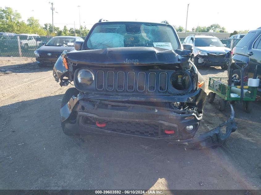 2016 Jeep Renegade Trailhawk VIN: ZACCJBCTXGPD01178 Lot: 39603592