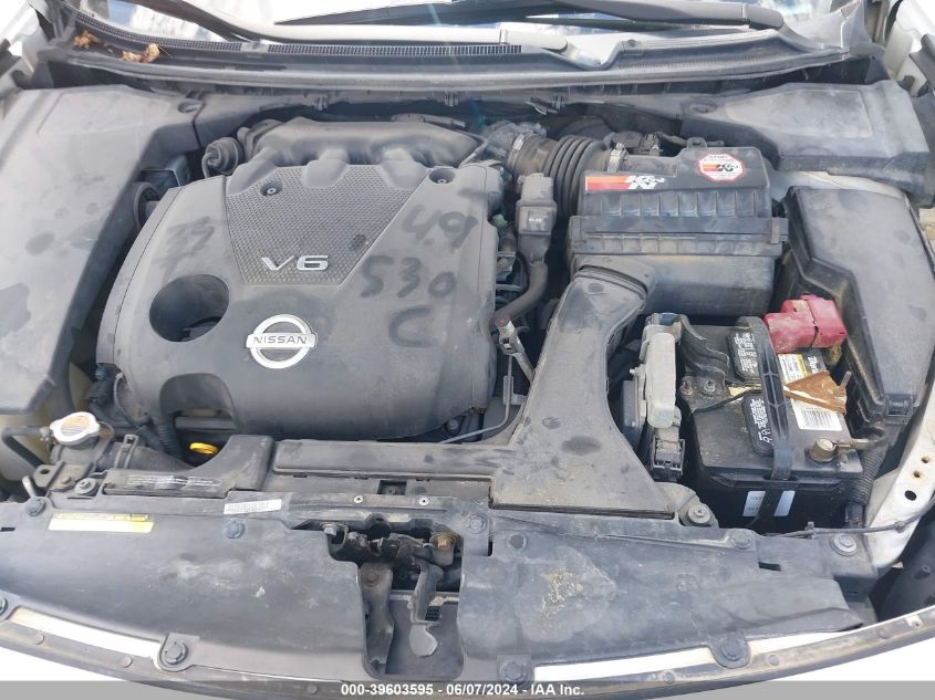 2009 Nissan Maxima 3.5 S VIN: 1N4AA51E89C834897 Lot: 39603595