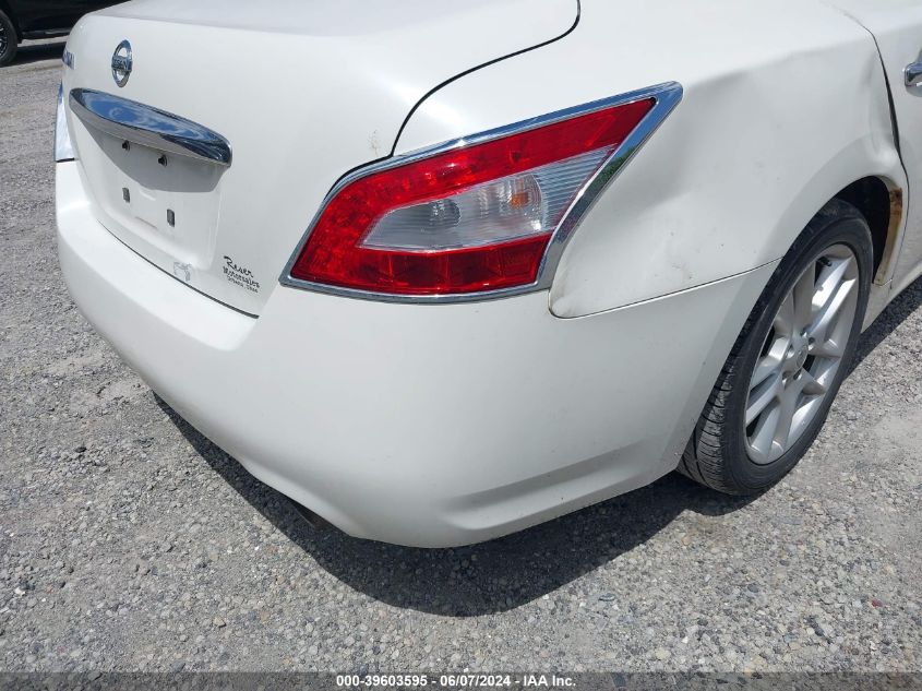 2009 Nissan Maxima 3.5 S VIN: 1N4AA51E89C834897 Lot: 39603595