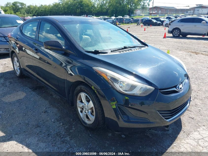 2015 Hyundai Elantra Se VIN: 5NPDH4AE7FH599020 Lot: 39603599