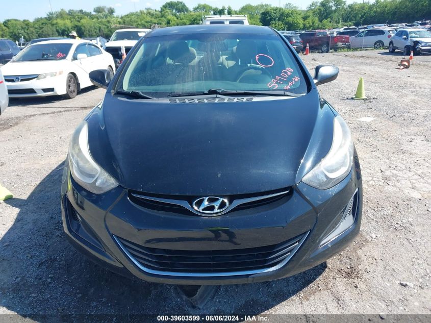 2015 Hyundai Elantra Se VIN: 5NPDH4AE7FH599020 Lot: 39603599