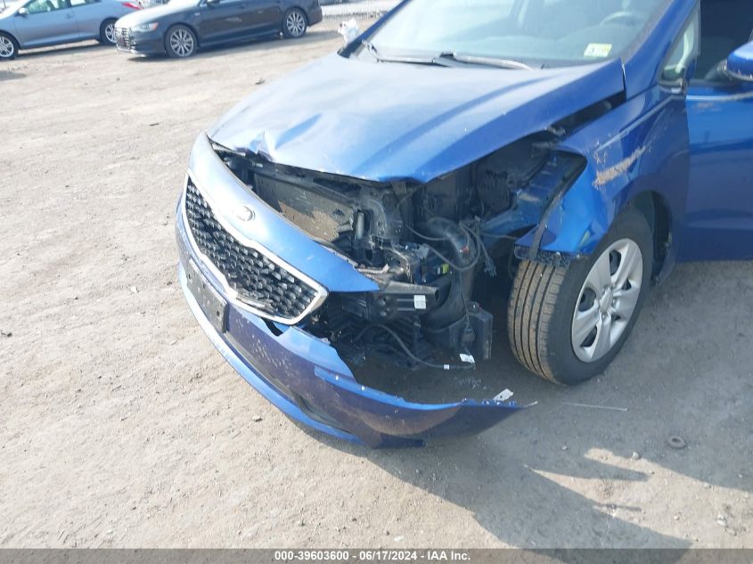 2018 Kia Forte Lx VIN: 3KPFK4A79JE226697 Lot: 39603600