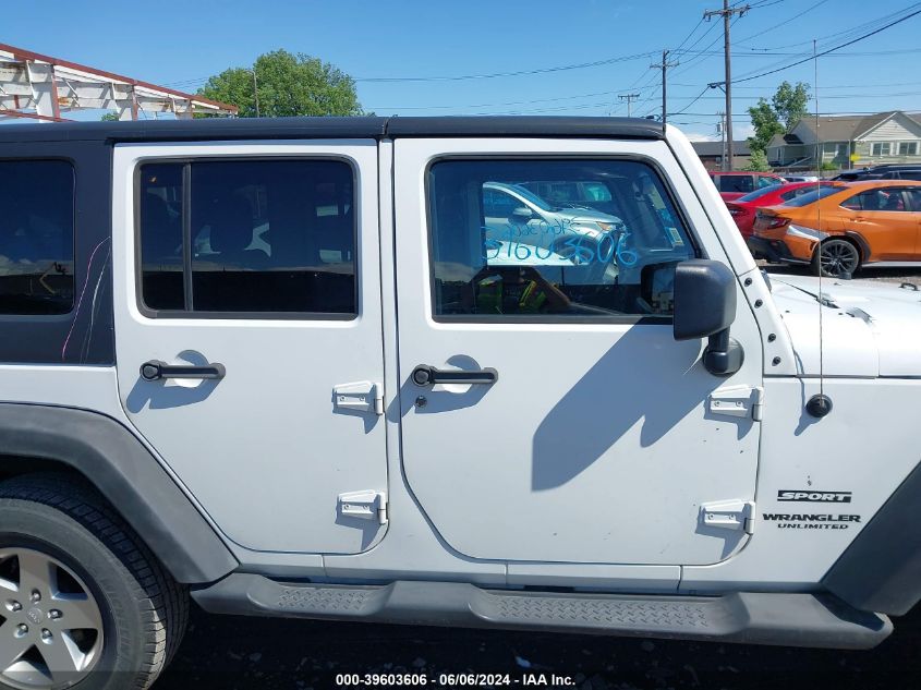 2011 Jeep Wrangler Unlimited Sport VIN: 1J4BA3H10BL637132 Lot: 39603606