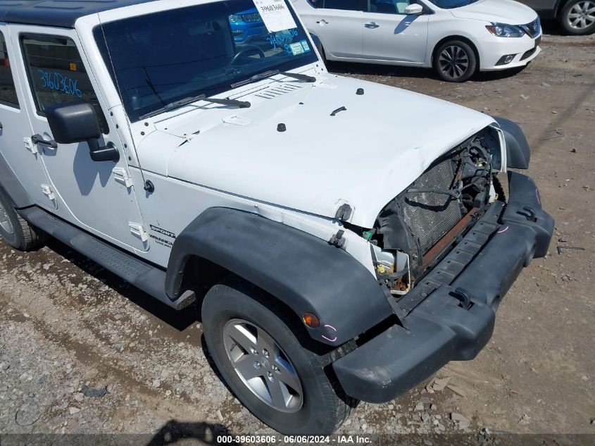 2011 Jeep Wrangler Unlimited Sport VIN: 1J4BA3H10BL637132 Lot: 39603606