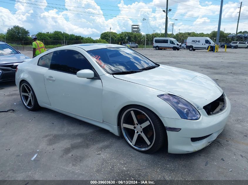 2007 Infiniti G35 VIN: JNKCV54E87M906707 Lot: 39603630