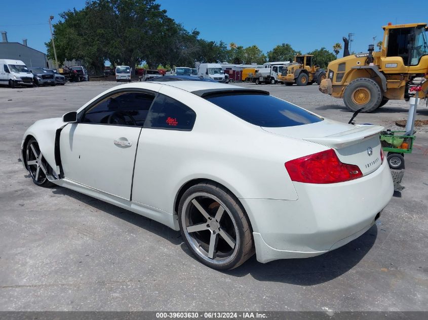 2007 Infiniti G35 VIN: JNKCV54E87M906707 Lot: 39603630