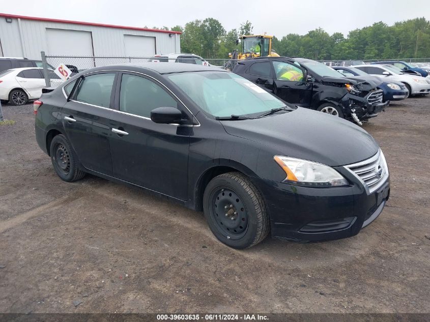 2015 Nissan Sentra Sv VIN: 3N1AB7AP5FL684741 Lot: 39603635