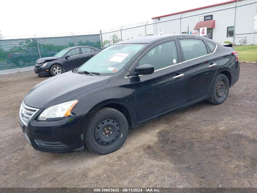 2015 Nissan Sentra Sv VIN: 3N1AB7AP5FL684741 Lot: 39603635