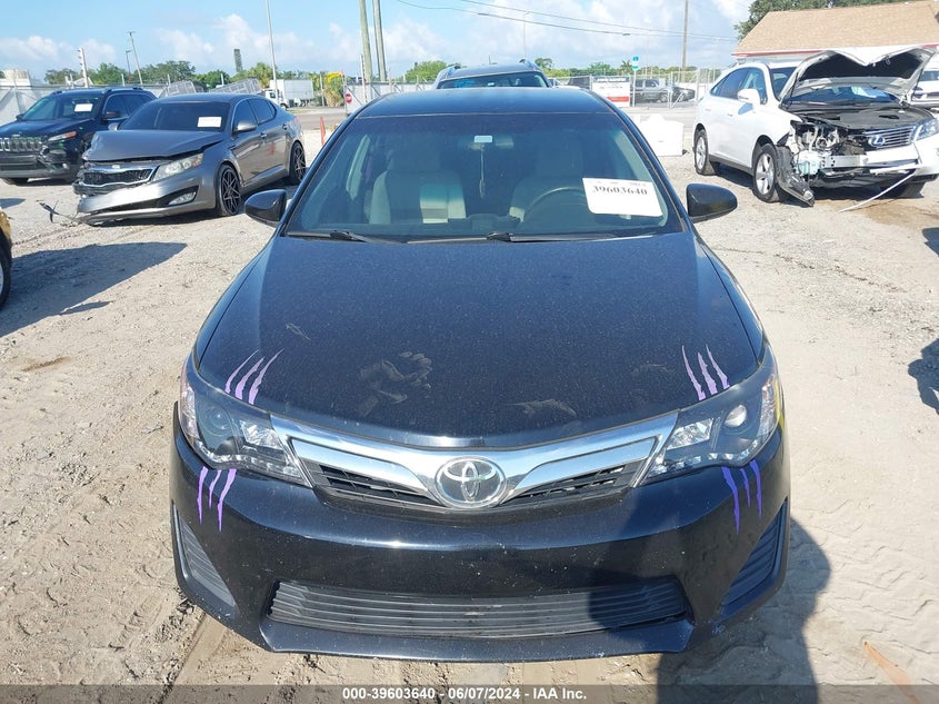 2012 Toyota Camry Le VIN: 4T1BF1FK0CU076901 Lot: 39603640