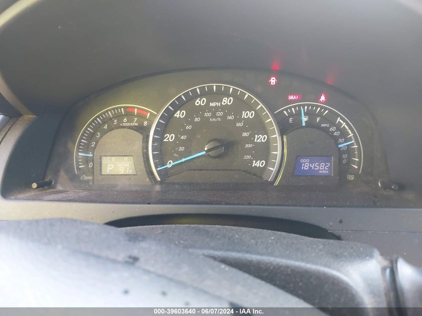 2012 Toyota Camry Le VIN: 4T1BF1FK0CU076901 Lot: 39603640