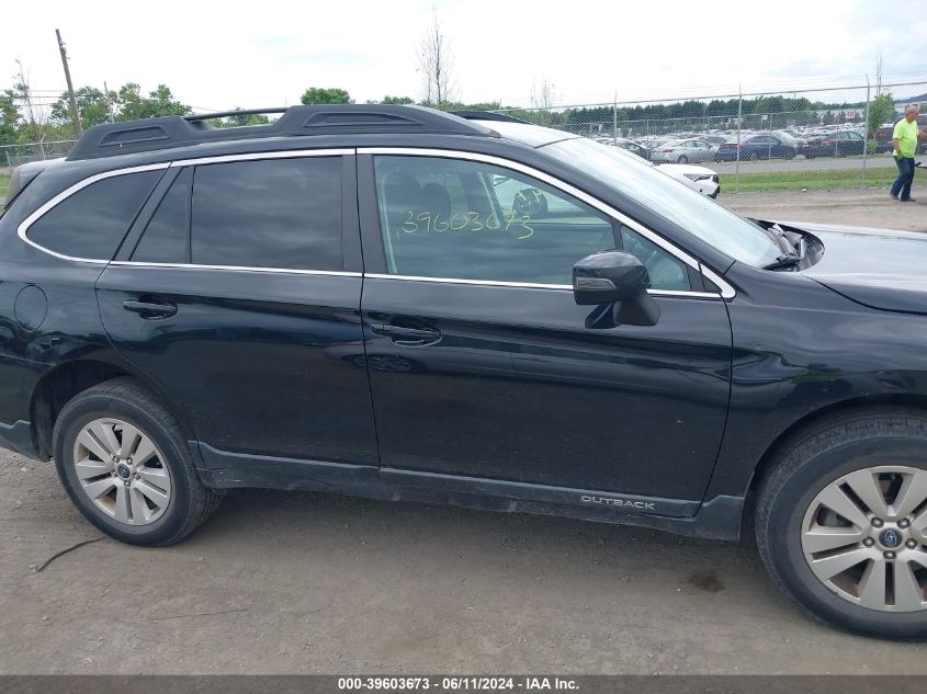 2017 Subaru Outback 2.5I Premium VIN: 4S4BSAFC6H3240444 Lot: 39603673