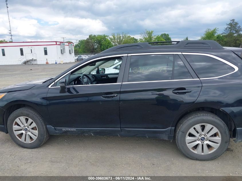 2017 Subaru Outback 2.5I Premium VIN: 4S4BSAFC6H3240444 Lot: 39603673