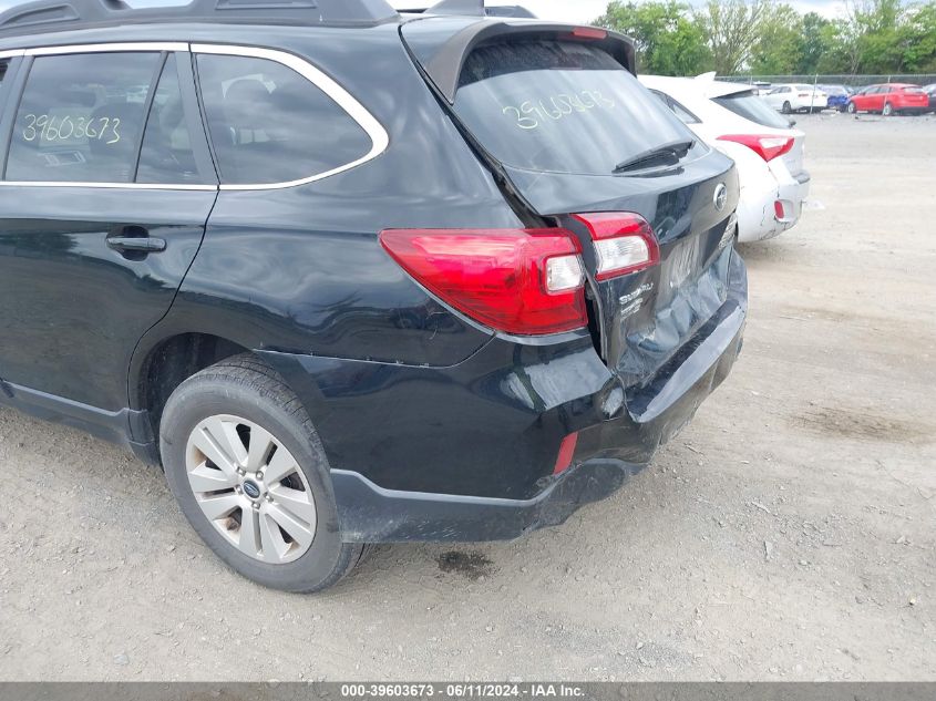 2017 Subaru Outback 2.5I Premium VIN: 4S4BSAFC6H3240444 Lot: 39603673