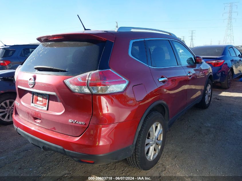 JN8AT2MV8GW153895 2016 Nissan Rogue Sv