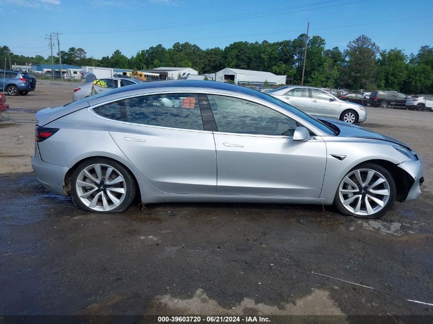 2018 Tesla Model 3 Long Range/Mid Range VIN: 5YJ3E1EA6JF013506 Lot: 39603720