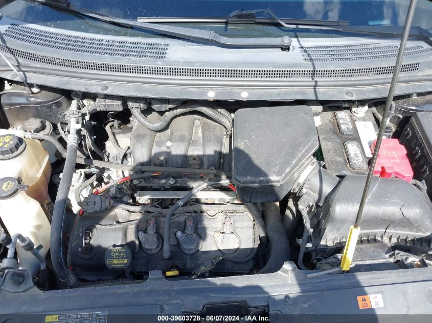 2013 Ford Edge Sel VIN: 2FMDK3JC6DBA31209 Lot: 39603728