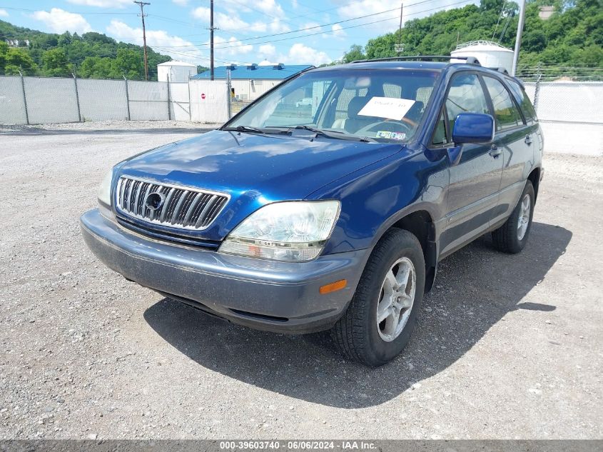 2003 Lexus Rx 300 VIN: JTJHF10U130293029 Lot: 39603740