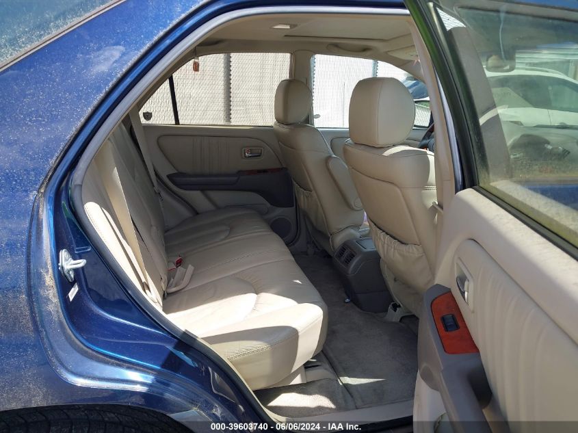 2003 Lexus Rx 300 VIN: JTJHF10U130293029 Lot: 39603740