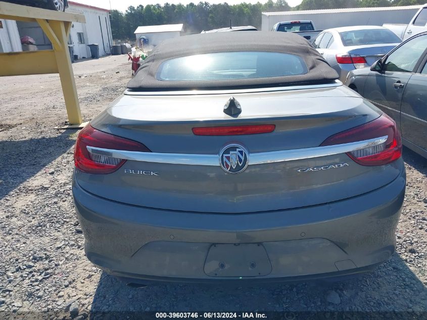 2018 Buick Cascada Premium VIN: W04WH3N58JG040919 Lot: 39603746