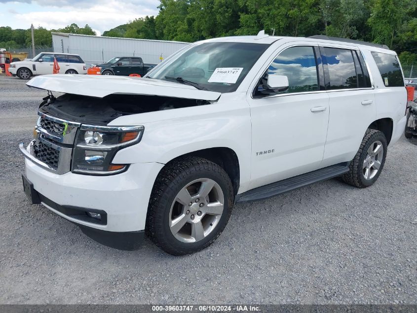 2016 Chevrolet Tahoe Lt VIN: 1GNSKBKC7GR419448 Lot: 39603747