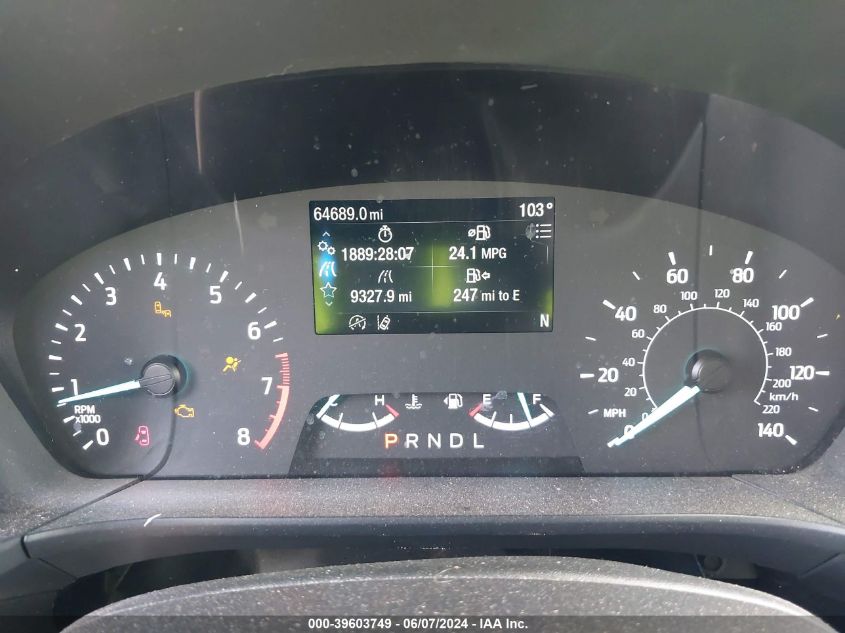 2022 Ford Escape S VIN: 1FMCU0F67NUB00881 Lot: 39603749