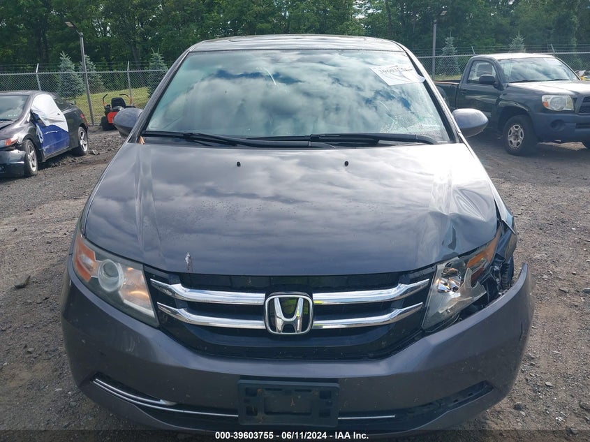 2014 Honda Odyssey Ex-L VIN: 5FNRL5H62EB008470 Lot: 39603755