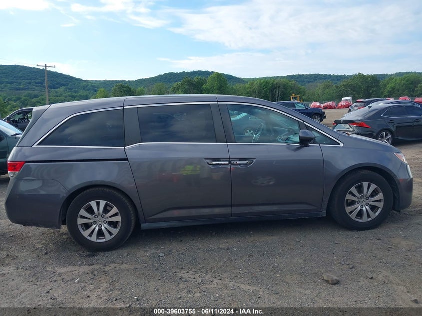 2014 Honda Odyssey Ex-L VIN: 5FNRL5H62EB008470 Lot: 39603755