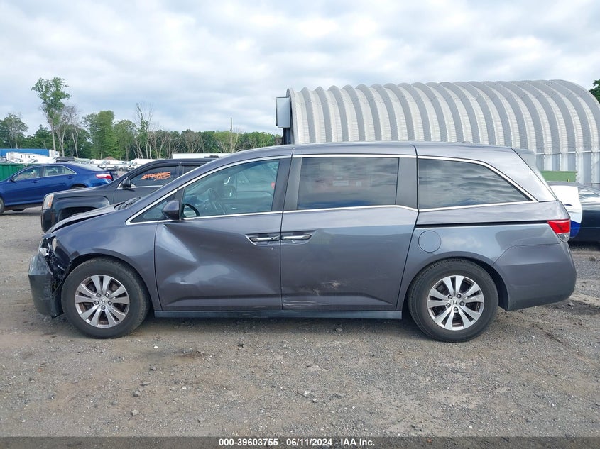 2014 Honda Odyssey Ex-L VIN: 5FNRL5H62EB008470 Lot: 39603755