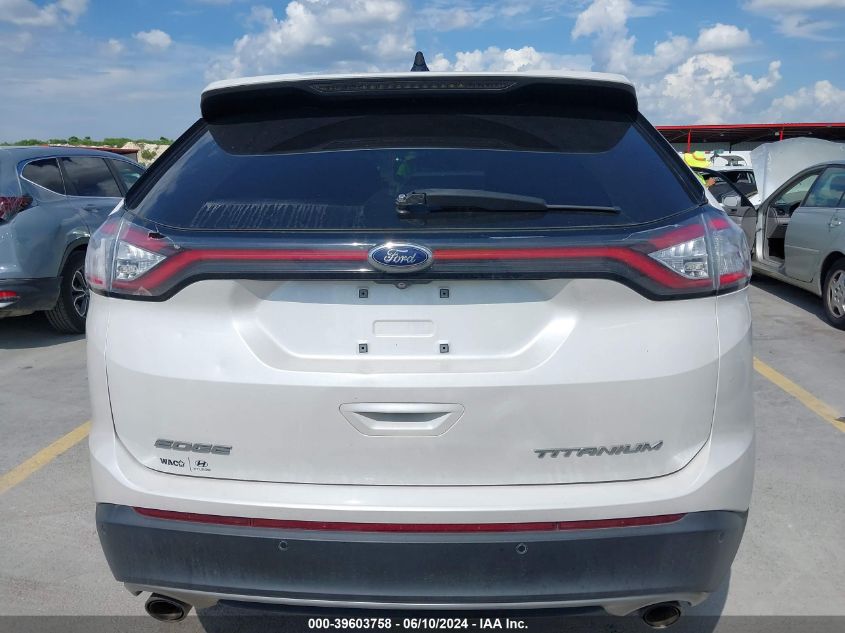 2018 Ford Edge Titanium VIN: 2FMPK3K82JBB38745 Lot: 39603758